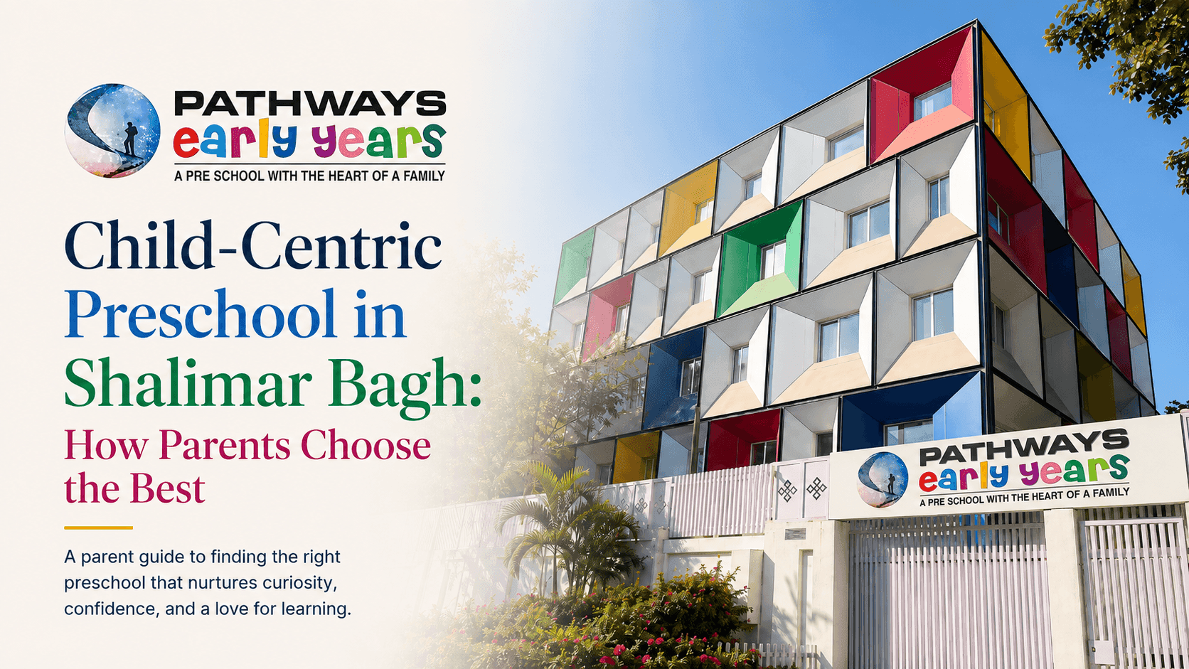 Child-Centric Preschool in Shalimar Bagh: How Parents Choose the Best